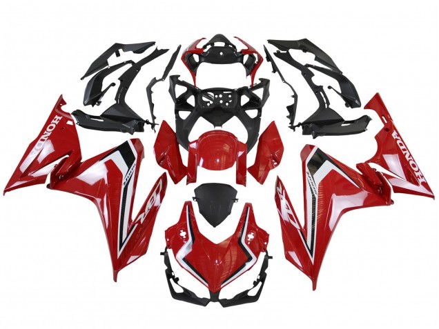 2019-2023 Red White Black Honda CBR500R Motorcycle Fairings UK