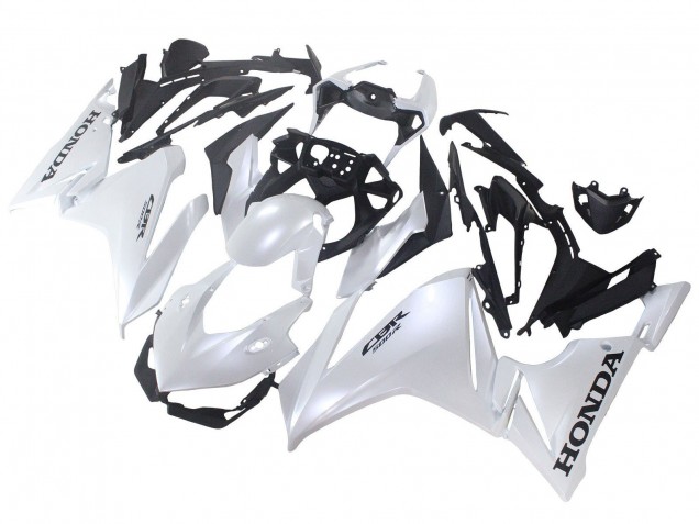 2019-2023 Pearl White Honda CBR500R Motorcycle Fairings UK