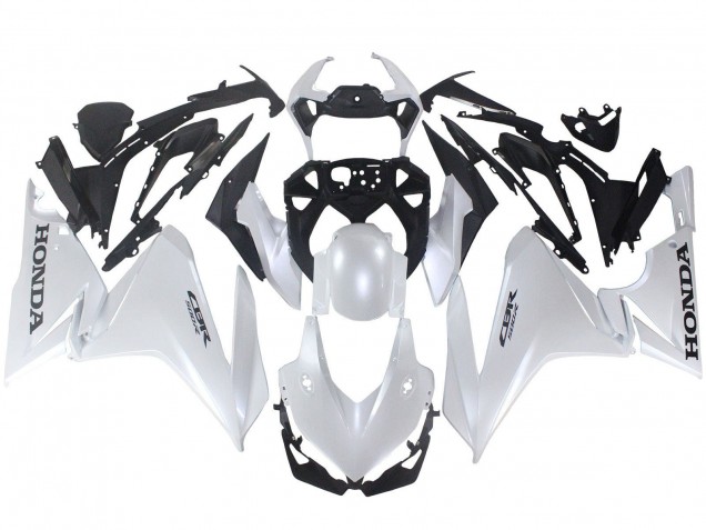 2019-2023 Pearl White Honda CBR500R Motorcycle Fairings UK