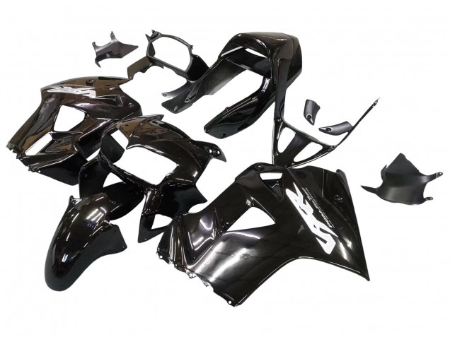 1998-2001 Glossy Black Honda VFR 800 Motorcycle Fairings UK