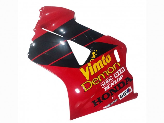 1998-2001 Red White Glossy Black Vimto Honda VFR 800 Motorcycle Fairings UK