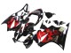 2002-2013 Glossy Black Red Honda VFR 800 Motorcycle Fairings UK