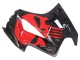 2002-2013 Glossy Black Red Honda VFR 800 Motorcycle Fairings UK