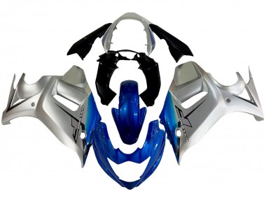 Buy 2008-2013 Silver Blue Suzuki GSX650F Motorcycle Fairings UK