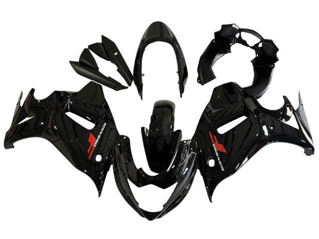 2008-2013 Glossy Black Suzuki GSX650F Motorcycle Fairings UK