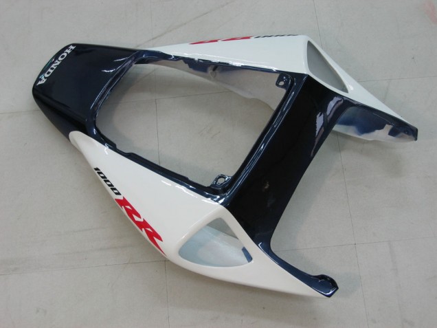 2004-2005 White Blue Glossy Black Fireblade Honda CBR1000RR Motorcycle Fairings UK