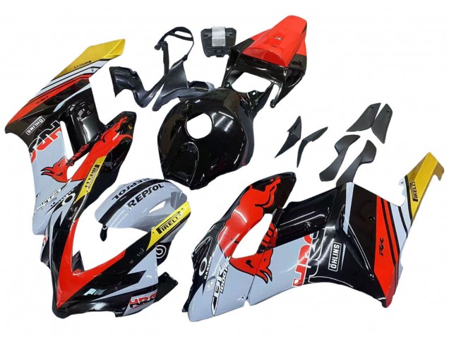 2004-2005 Yellow Red White Glossy Red Bull Repsol HRC Honda CBR1000RR Motorcycle Fairings UK