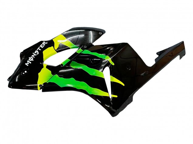 2004-2005 Glossy Black Yellow Green Monster Honda CBR1000RR Motorcycle Fairings UK