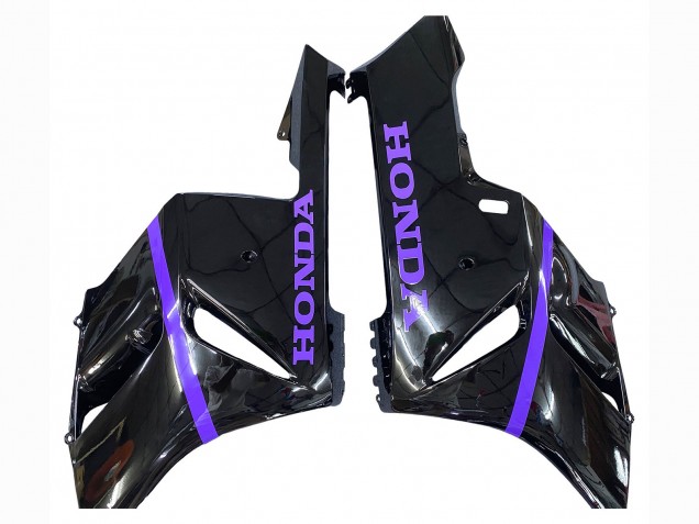 2004-2005 Glossy Black Purple Stripe Honda CBR1000RR Motorcycle Fairings UK