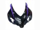 2004-2005 Glossy Black Purple Stripe Honda CBR1000RR Motorcycle Fairings UK
