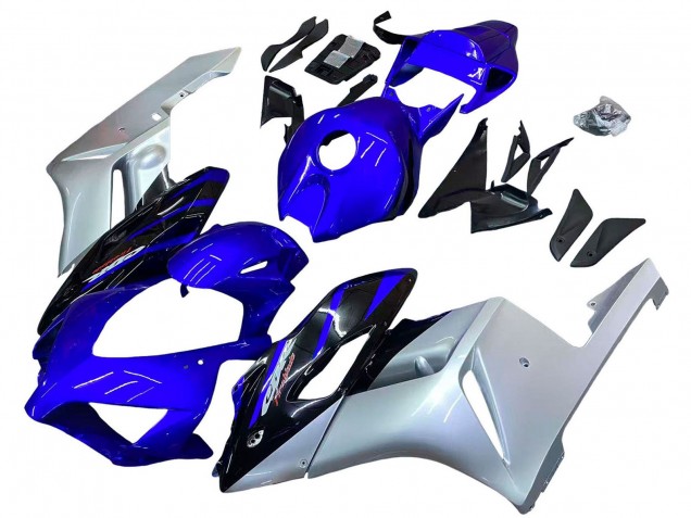 2004-2005 Silver Blue Glossy Black Honda CBR1000RR Motorcycle Fairings UK