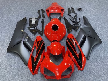 Buy 2004-2005 Grey Red Glossy Black Stripe Honda CBR1000RR Motorcycle Fairings UK