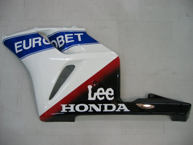 2004-2005 White Blue Red Glossy Black Star EuroBet Lee Honda CBR1000RR Motorcycle Fairings UK