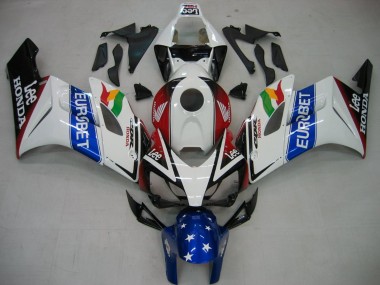 Buy 2004-2005 White Blue Red Glossy Black Star EuroBet Lee Honda CBR1000RR Motorcycle Fairings UK