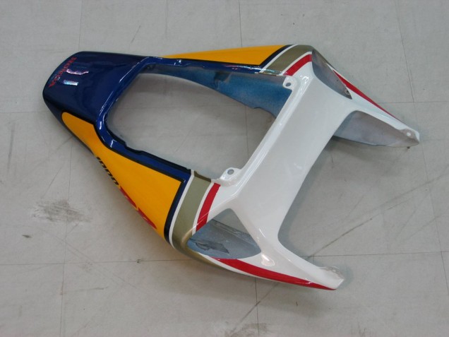 2004-2005 White Blue Gold Rothmans Honda CBR1000RR Motorcycle Fairings UK