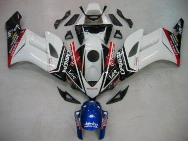 Buy 2004-2005 White Blue Red Glossy Black Star Carrera Lee Honda CBR1000RR Motorcycle Fairings UK