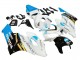 2004-2005 White Light Blue Yellow Black Konica Minolta Honda CBR1000RR Motorcycle Fairings UK