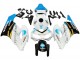 2004-2005 White Light Blue Yellow Black Konica Minolta Honda CBR1000RR Motorcycle Fairings UK