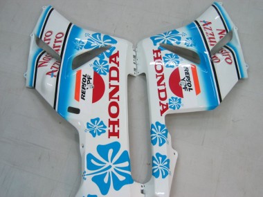 Buy 2004-2005 White Blue Snow Nastro Azzurro 46 Honda CBR1000RR Motorcycle Fairings UK