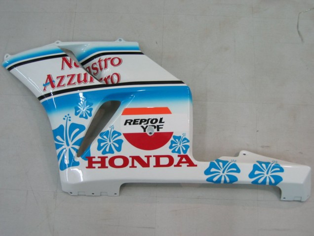 2004-2005 White Blue Snow Nastro Azzurro 46 Honda CBR1000RR Motorcycle Fairings UK