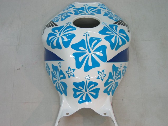2004-2005 White Blue Snow Nastro Azzurro 46 Honda CBR1000RR Motorcycle Fairings UK
