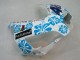 2004-2005 White Blue Snow Nastro Azzurro 46 Honda CBR1000RR Motorcycle Fairings UK
