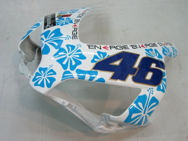 2004-2005 White Blue Snow Nastro Azzurro 46 Honda CBR1000RR Motorcycle Fairings UK