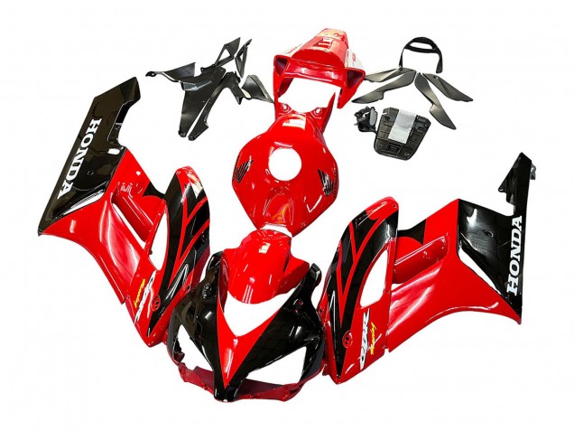 2004-2005 Red Glossy Black Racing Honda CBR1000RR Motorcycle Fairings UK