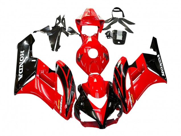 2004-2005 Red Glossy Black Racing Honda CBR1000RR Motorcycle Fairings UK
