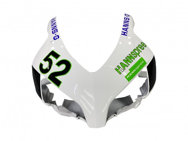 2004-2005 White Green Glossy Black Hannspree 52 Honda CBR1000RR Motorcycle Fairings UK