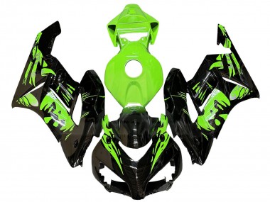 Buy 2004-2005 Green Glossy Black Honda CBR1000RR Motorcycle Fairings UK