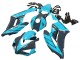2004-2005 Light Blue Glossy Black Honda CBR1000RR Motorcycle Fairings UK