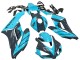 2004-2005 Light Blue Glossy Black Honda CBR1000RR Motorcycle Fairings UK