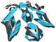 2004-2005 Light Blue Glossy Black Honda CBR1000RR Motorcycle Fairings UK
