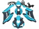 2004-2005 Light Blue Glossy Black Honda CBR1000RR Motorcycle Fairings UK