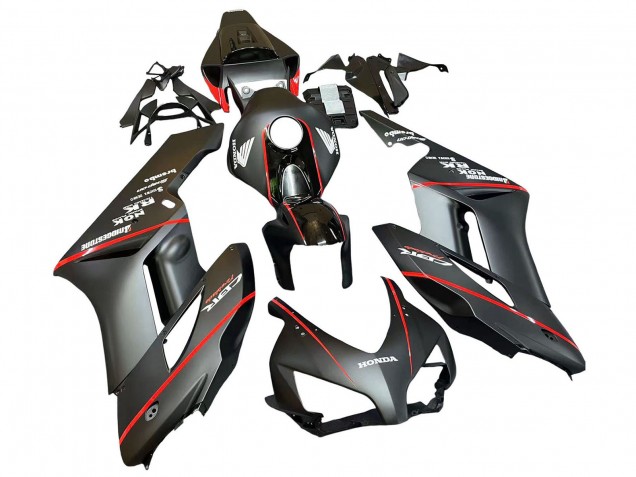 2004-2005 Glossy Black Glossy Grey Red Stripe Honda CBR1000RR Motorcycle Fairings UK