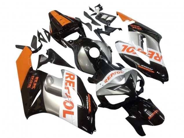 2004-2005 Orange Silver Glossy Black Repsol Honda CBR1000RR Motorcycle Fairings UK