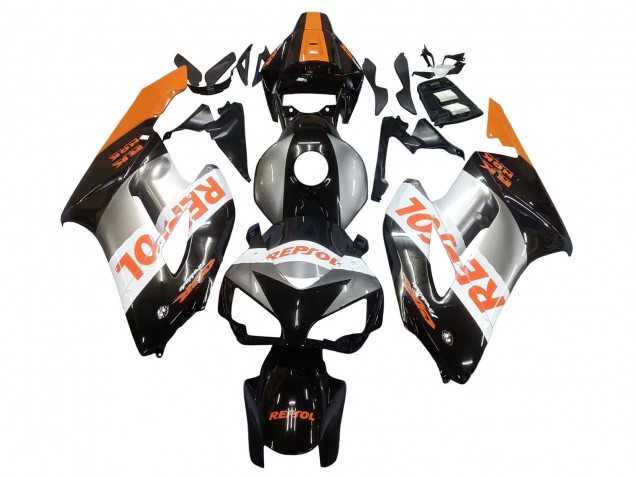 2004-2005 Orange Silver Glossy Black Repsol Honda CBR1000RR Motorcycle Fairings UK