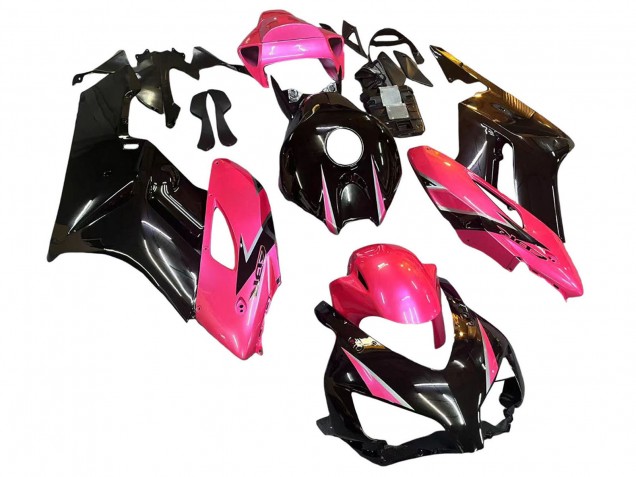 2004-2005 Pink Glossy Black Honda CBR1000RR Motorcycle Fairings UK