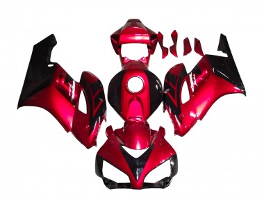 Buy 2004-2005 Red Glossy Black Stripe Honda CBR1000RR Motorcycle Fairings UK