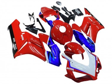 Buy 2004-2005 Red Blue White Black Motul Honda CBR1000RR Motorcycle Fairings UK