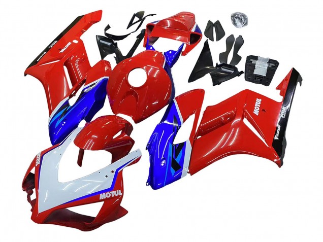 2004-2005 Red Blue White Black Motul Honda CBR1000RR Motorcycle Fairings UK