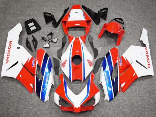 2004-2005 White Red Blue HRC Honda CBR1000RR Motorcycle Fairing UK