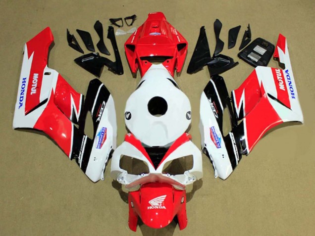 2004-2005 White Red Matte Black Motul Honda CBR1000RR Motorcycle Fairings UK