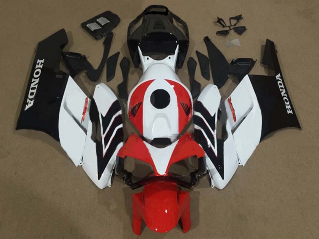 2004-2005 White Red Matte Black Honda CBR1000RR Motorcycle Fairing UK