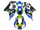 2006-2007 Blue Fluorescent Green Glossy Black Shark 46 Honda CBR1000RR Motorcycle Fairings UK