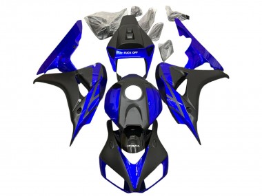 Buy 2006-2007 Blue Matte Black Honda CBR1000RR Motorcycle Fairings UK