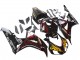 2006-2007 Glossy Black Yellow Red Flame Honda CBR1000RR Motorcycle Fairings UK