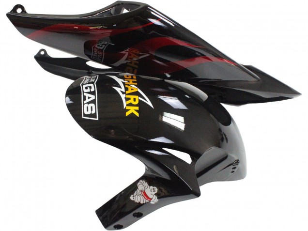 2006-2007 Glossy Black Yellow Red Flame Honda CBR1000RR Motorcycle Fairings UK