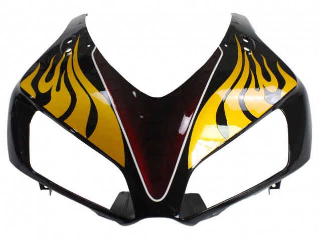2006-2007 Glossy Black Yellow Red Flame Honda CBR1000RR Motorcycle Fairings UK
